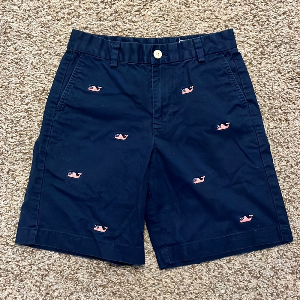 Vineyard Vines: Boys Navy American Board Shorts